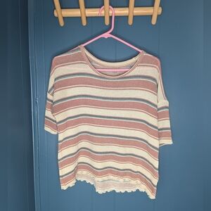 Striped Knit Sweater